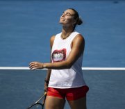 ARYNA SABALENKA (xxx) practice session